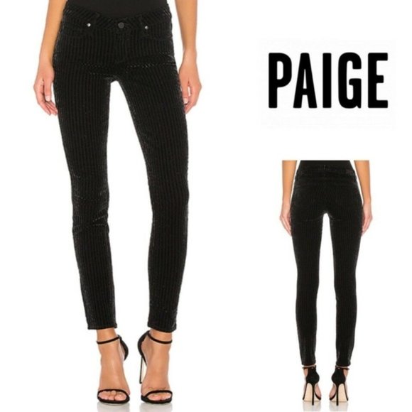 NWT PAIGE Velvet Verdugo Ultra Skinny Jeans 23 - Picture 3 of 5